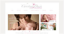 Desktop Screenshot of christinadawnphotography.com